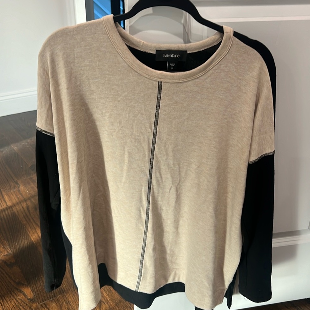 Karen Kane Long Sleeve Shirt/Lightweight Sweater